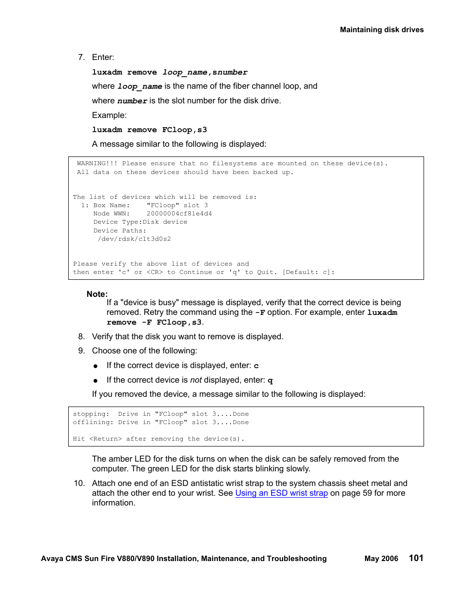 Sun Microsystems Sun Fire V880 User Manual | Page 101 / 208