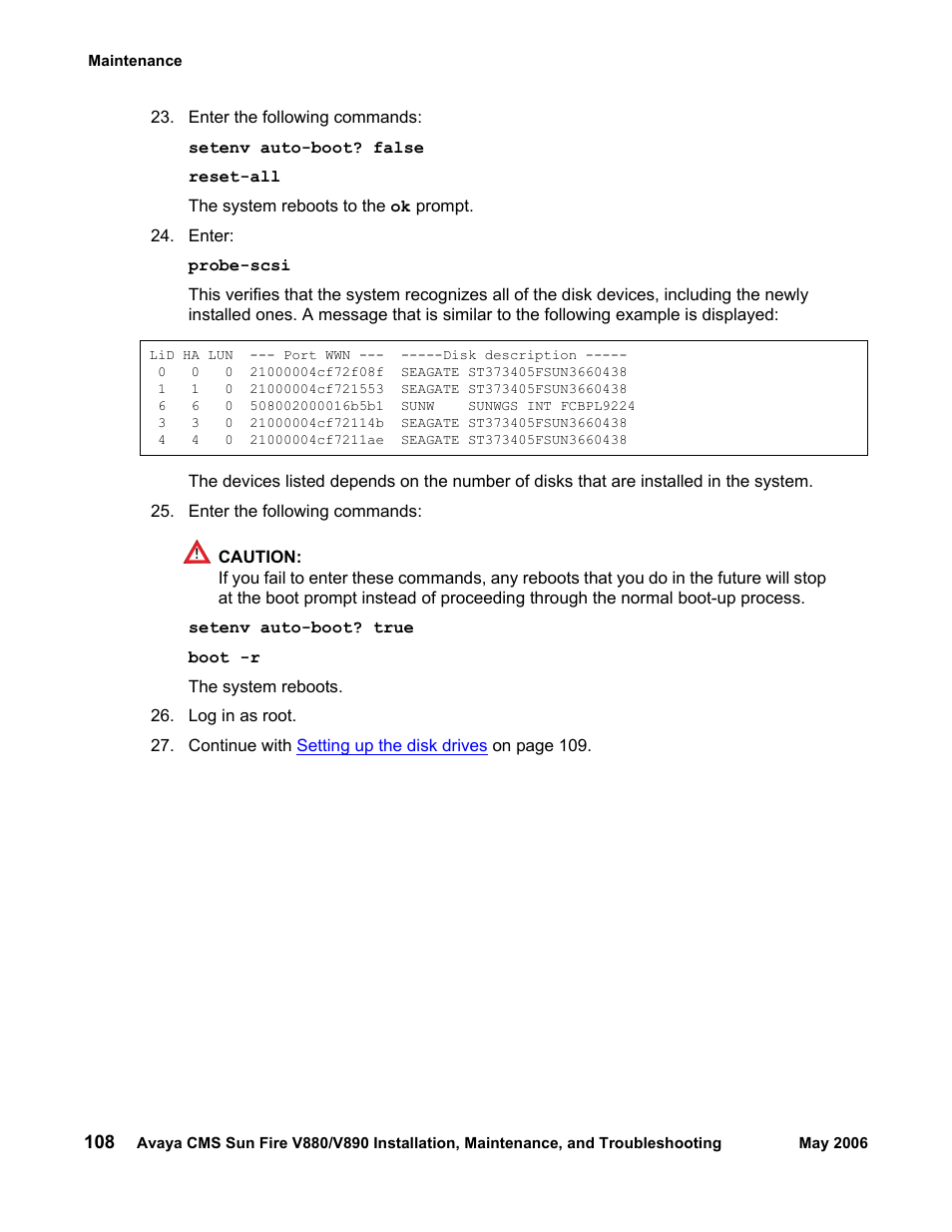 Sun Microsystems Sun Fire V880 User Manual | Page 108 / 208