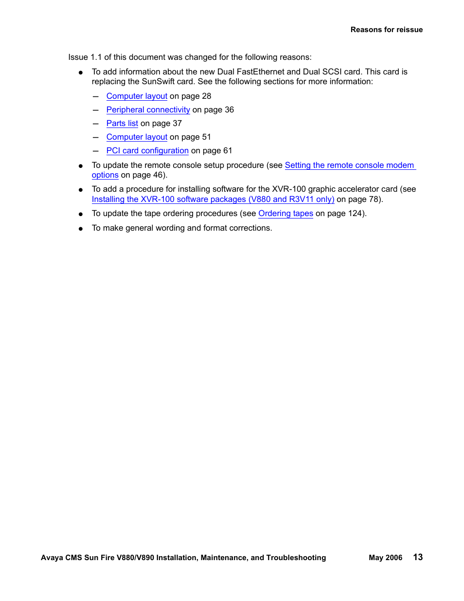 Sun Microsystems Sun Fire V880 User Manual | Page 13 / 208