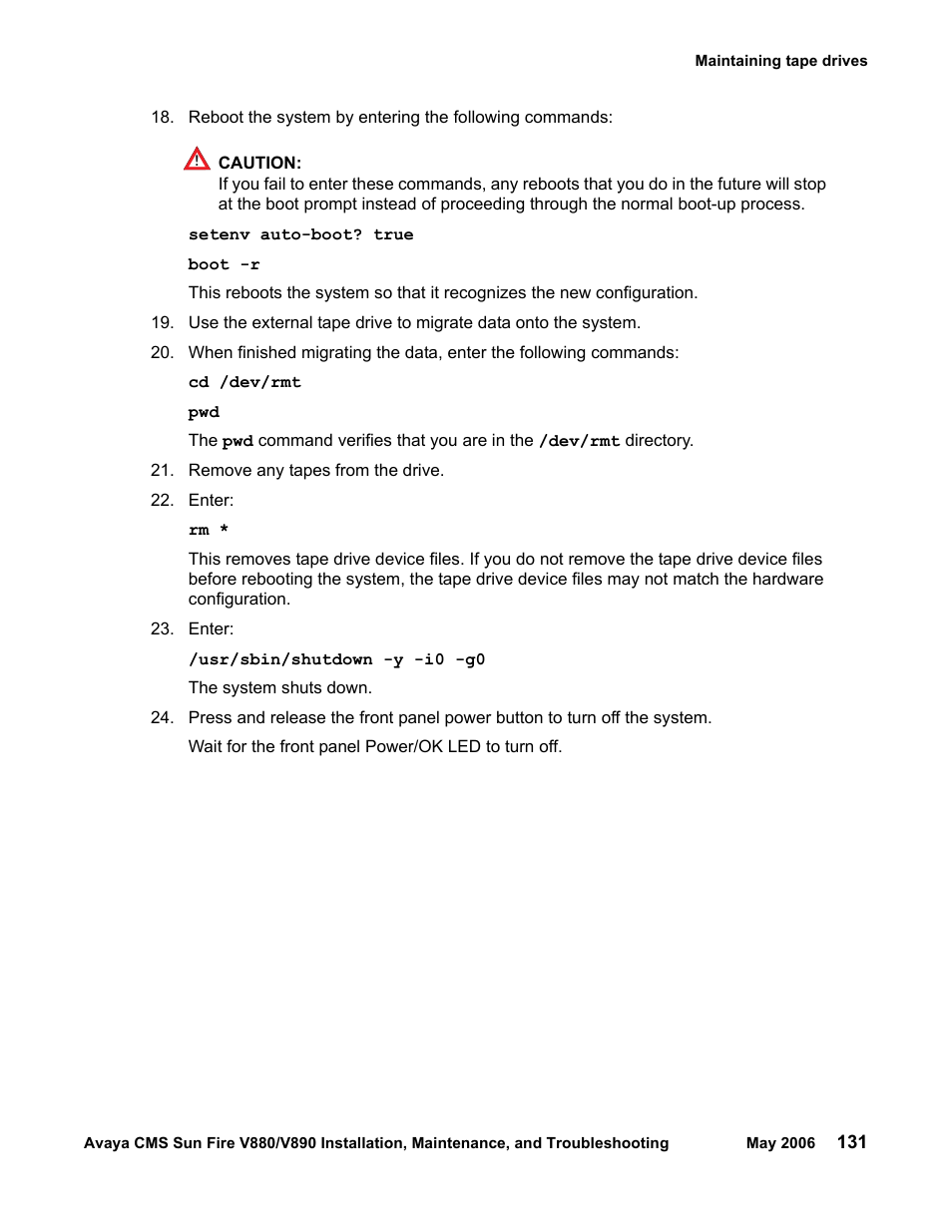 Sun Microsystems Sun Fire V880 User Manual | Page 131 / 208