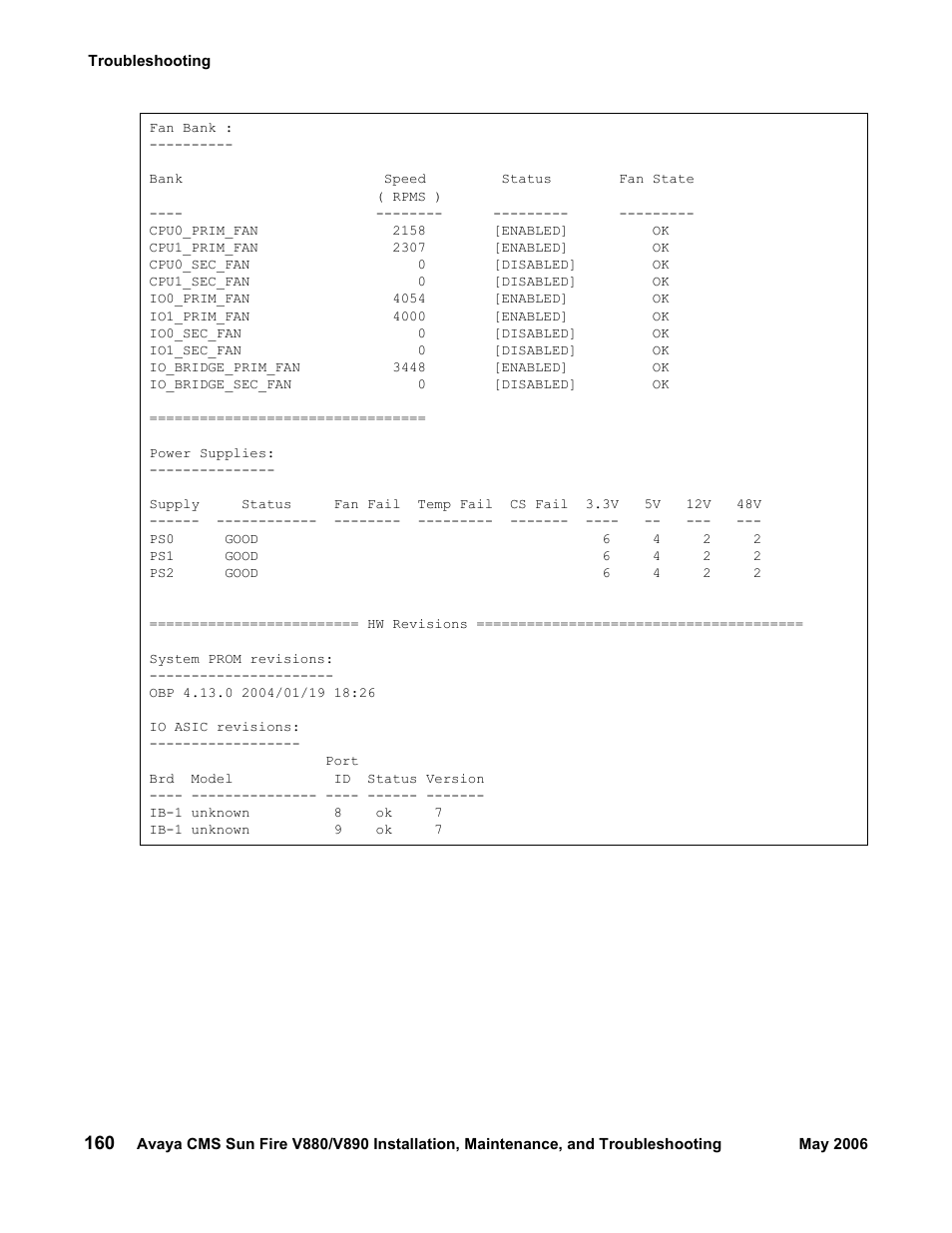 Sun Microsystems Sun Fire V880 User Manual | Page 160 / 208