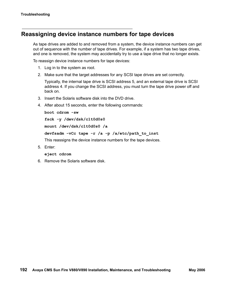 Sun Microsystems Sun Fire V880 User Manual | Page 192 / 208