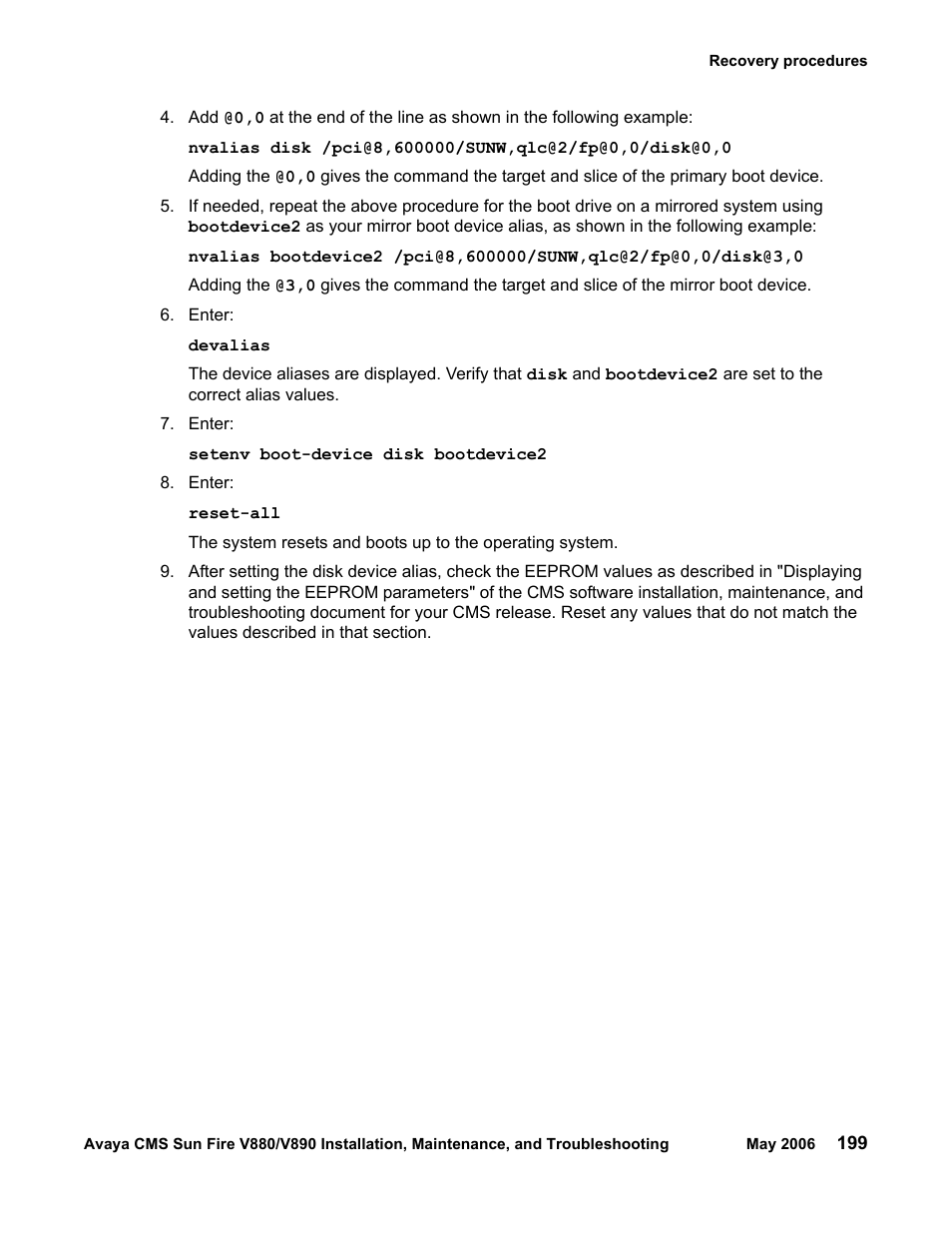 Sun Microsystems Sun Fire V880 User Manual | Page 199 / 208