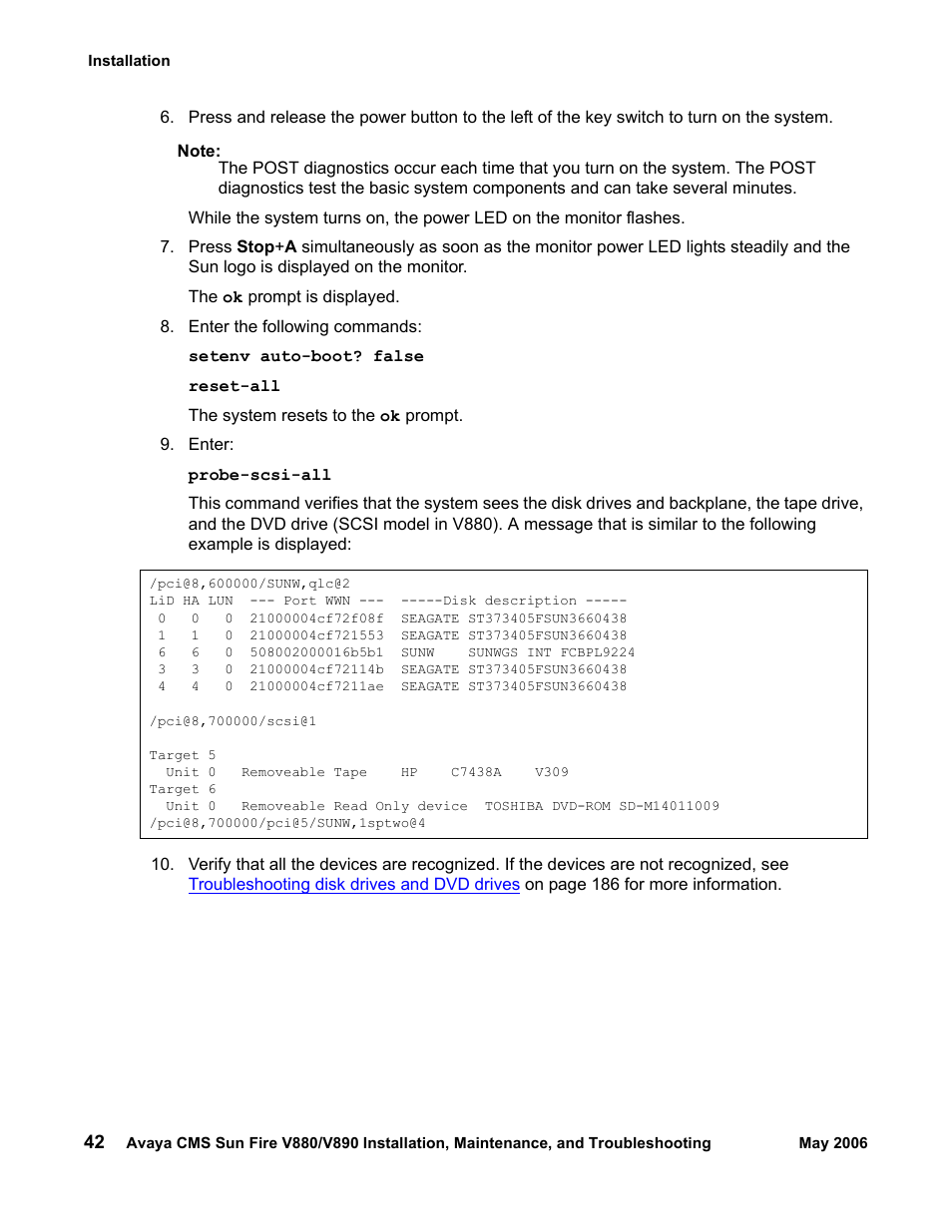 Sun Microsystems Sun Fire V880 User Manual | Page 42 / 208