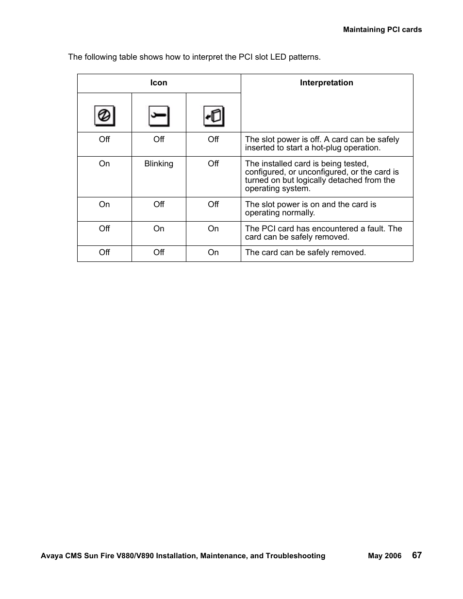 Sun Microsystems Sun Fire V880 User Manual | Page 67 / 208