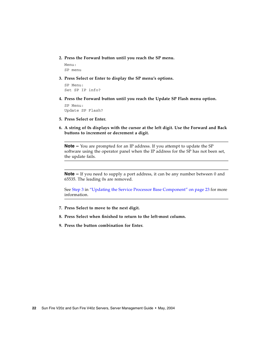Sun Microsystems FIRE V40Z User Manual | Page 44 / 254