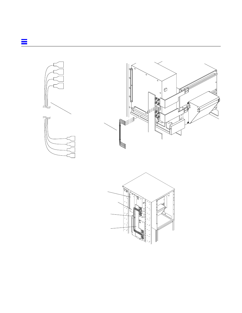 Figure 2-13, Figure 2-14, Installing the main bus bar and the power harness | Sun Microsystems 2000E User Manual | Page 30 / 54