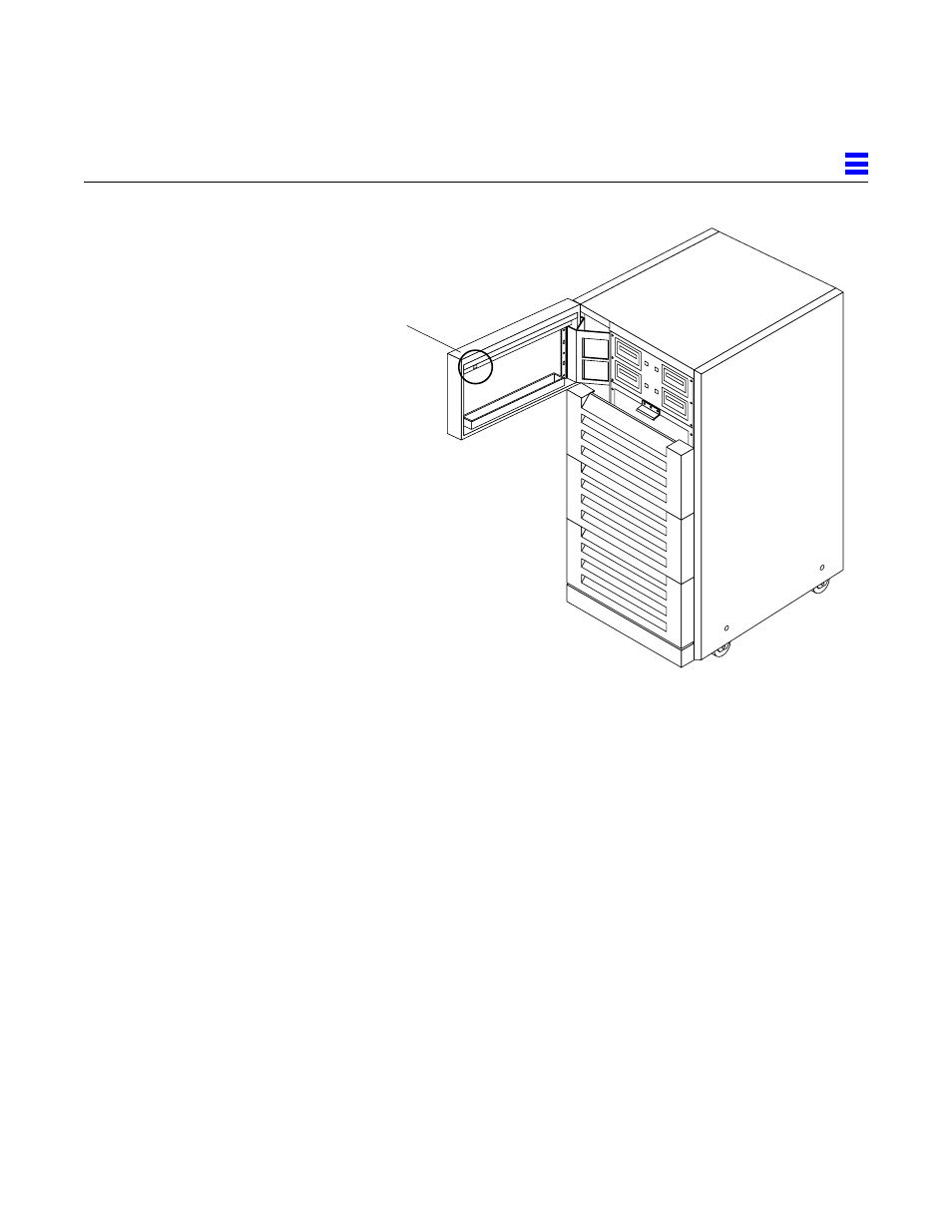 Figure221 system reset switch, 7 reading boot messages, 7 reading boot messages -23 | Figure 2-21, System reset switch | Sun Microsystems 2000E User Manual | Page 39 / 54