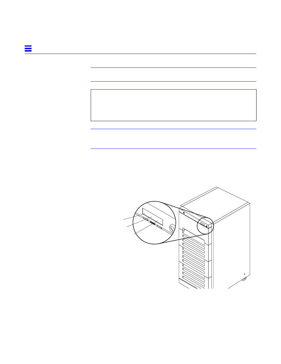 Figure222 front panel status leds, Figure 2-22, Front panel status leds | Sun Microsystems 2000E User Manual | Page 40 / 54