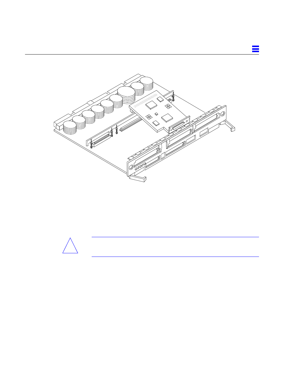 Place the card in an antistatic bag, Figure 4-22, Removing or installing a graphics (upa) card | Figure 3-22 | Sun Microsystems 6.0005E+11 User Manual | Page 101 / 333