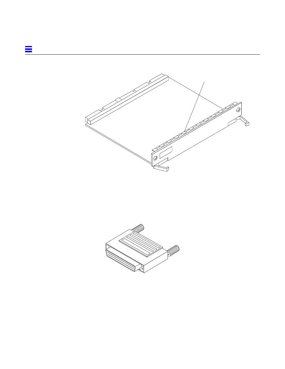 3 scsi termination, Figure53 scsi terminator, Figure 5-2 | Load board (enterprise 6000 systems only), Figure 5-3, Scsi terminator, Scsi termination | Sun Microsystems 6.0005E+11 User Manual | Page 112 / 333