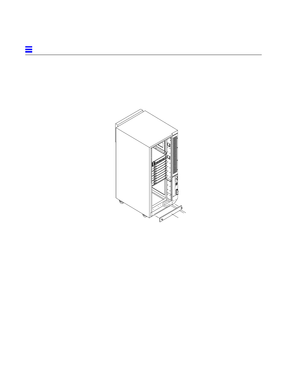 8 kick panel, Loosen the two screws, Figure126 removing the kick panel | 8 kick panel -10, Figure 13-6, Removing the kick panel -10 | Sun Microsystems 6.0005E+11 User Manual | Page 214 / 333