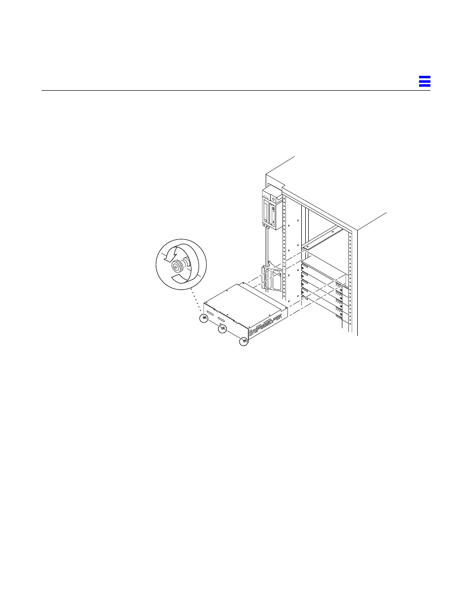 To replace the scsi adapter assembly, Figure e-13, E-19 | Sun Microsystems 6.0005E+11 User Manual | Page 267 / 333