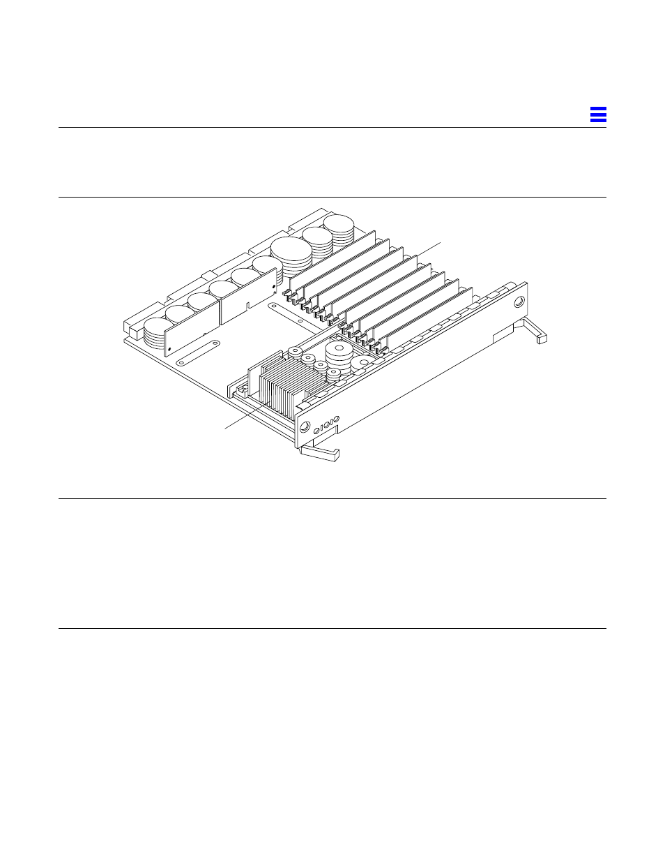 Tablef12 cpu/memory board, Table f-12, Cpu/memory board | F-13 | Sun Microsystems 6.0005E+11 User Manual | Page 297 / 333