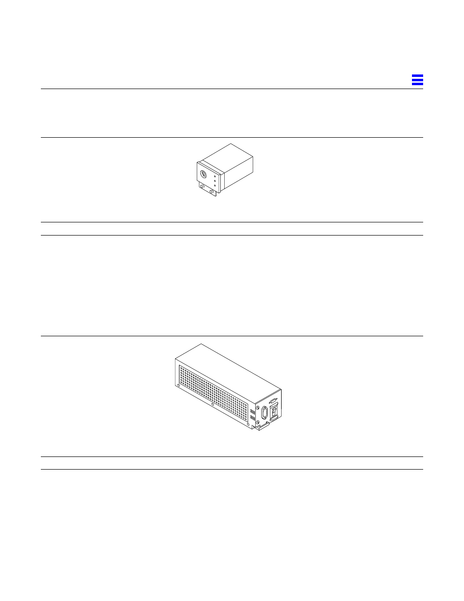 Tablef20 key switch tray, Tablef21 fan tray assembly, Table f-20 | Key switch tray, F-21, Table f-21, Fan tray assembly | Sun Microsystems 6.0005E+11 User Manual | Page 305 / 333