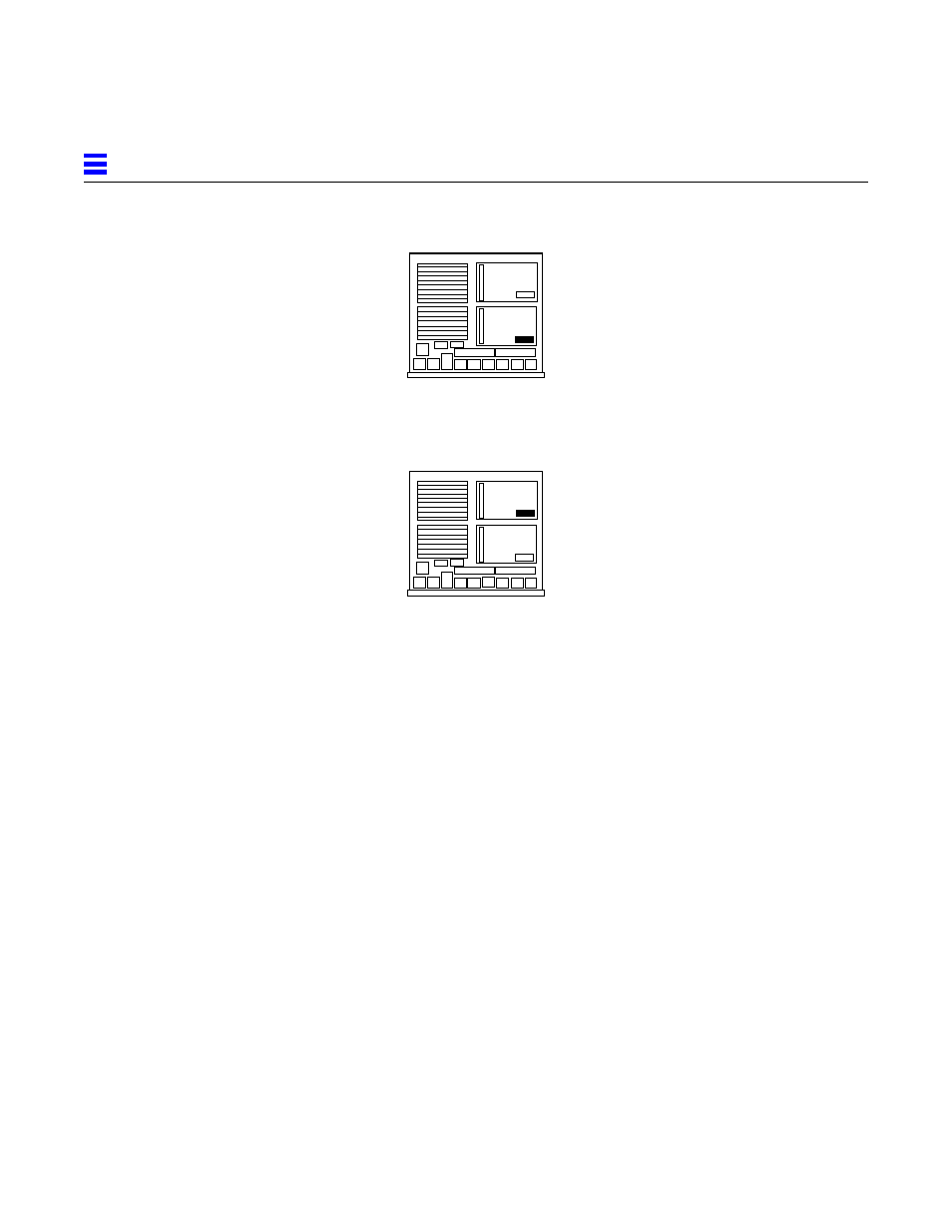 Figure g-4, Cpu module 0 connector (144 pin) location, Figure g-5 | Cpu module 1 connector (144 pin) location | Sun Microsystems 6.0005E+11 User Manual | Page 311 / 333