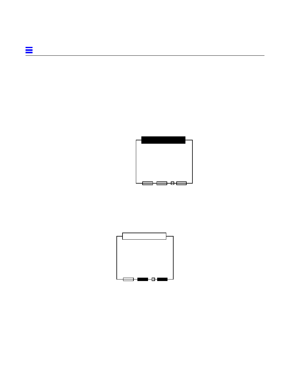 F.4.1 centerplane connector, F.4.2 serial port connectors, Figure g-24 | Clock board centerplane connector location, G-14, Figure g-25, Clock board serial port connectors locations, Centerplane connector, Serial port connectors | Sun Microsystems 6.0005E+11 User Manual | Page 321 / 333