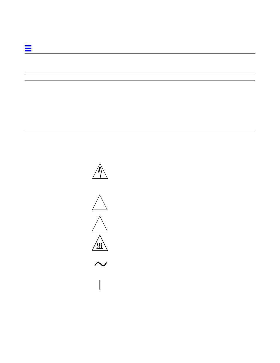 2 symbols | Sun Microsystems 6.0005E+11 User Manual | Page 44 / 333