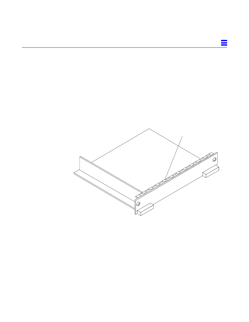 2 filler panels and load boards, Figure 3-1, Filler panel (enterprise 5000/4000 only) | Filler panels and load boards | Sun Microsystems 6.0005E+11 User Manual | Page 51 / 333