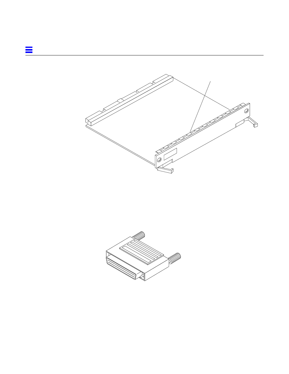 3 scsi termination, Figure33 scsi terminator, Figure 4-2 | Load board (enterprise 6000 system only), Figure 4-3, Scsi terminator, Scsi termination | Sun Microsystems 6.0005E+11 User Manual | Page 76 / 333