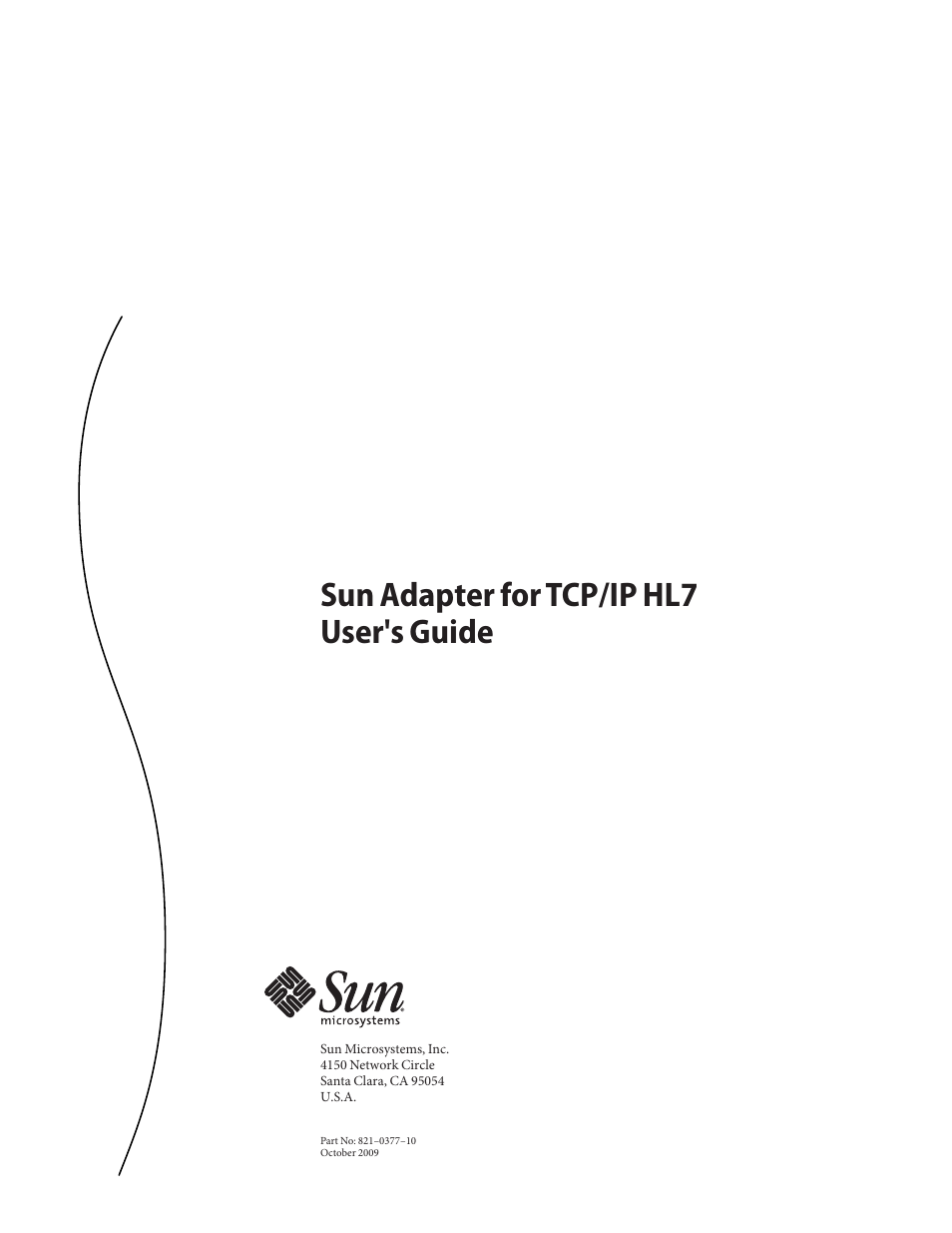 Sun Microsystems Sun Adapter IP HL 7 User Manual | 150 pages