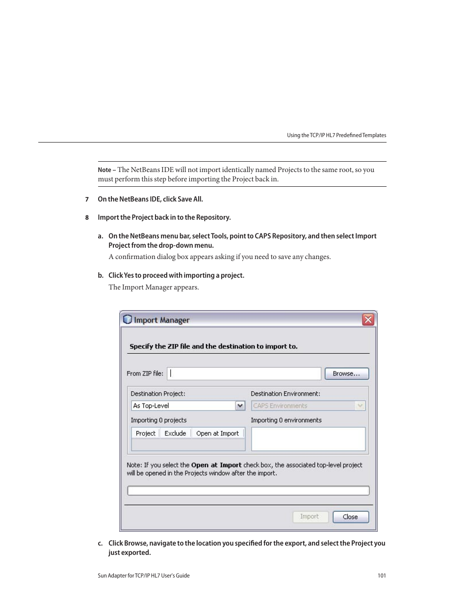 Sun Microsystems Sun Adapter IP HL 7 User Manual | Page 101 / 150