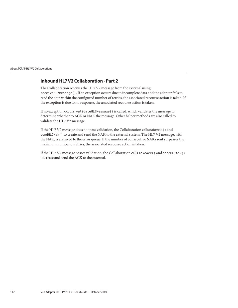 Inbound hl7 v2 collaboration - part 2 | Sun Microsystems Sun Adapter IP HL 7 User Manual | Page 112 / 150