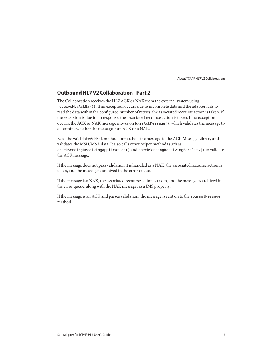 Outbound hl7 v2 collaboration - part 2 | Sun Microsystems Sun Adapter IP HL 7 User Manual | Page 117 / 150