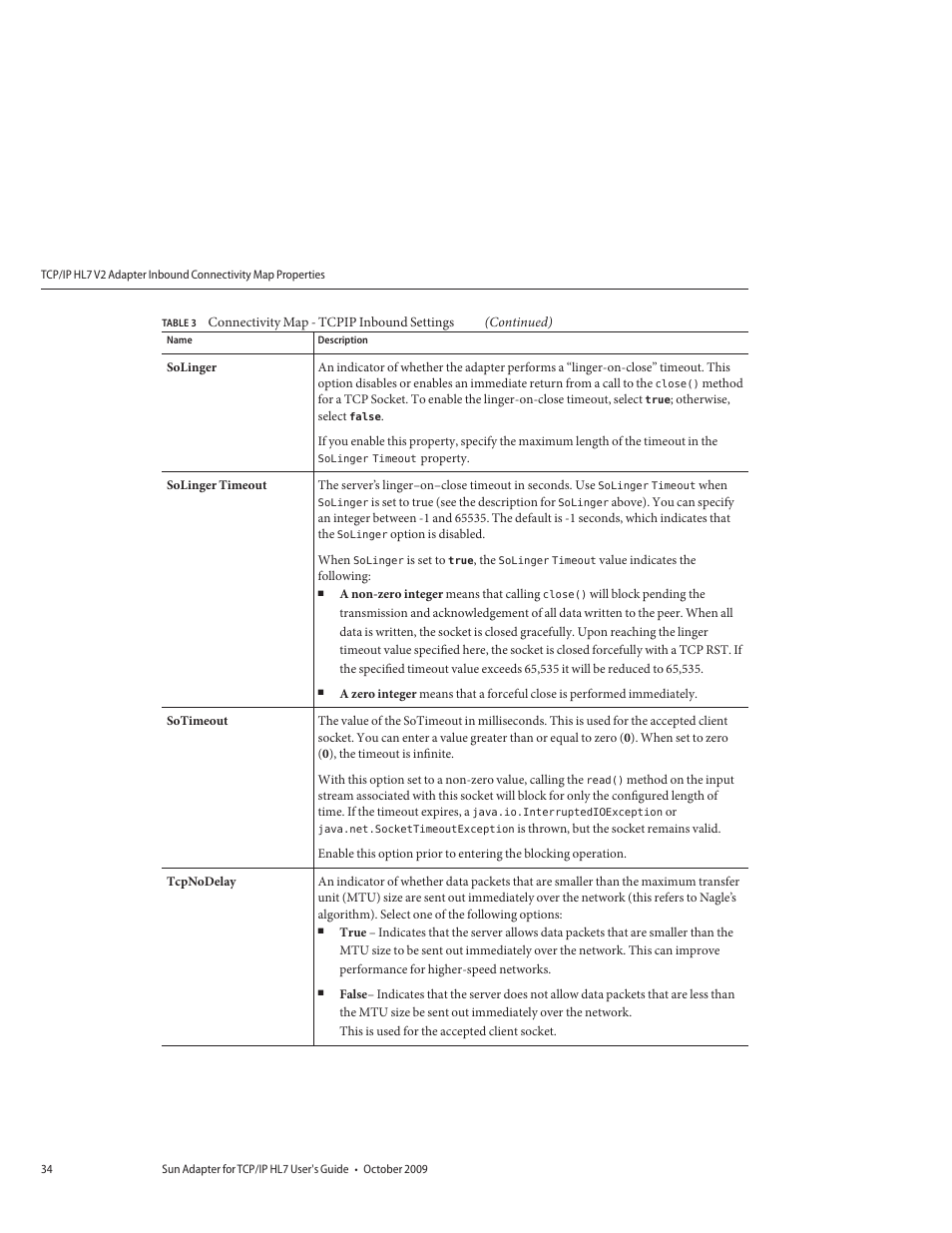 Sun Microsystems Sun Adapter IP HL 7 User Manual | Page 34 / 150