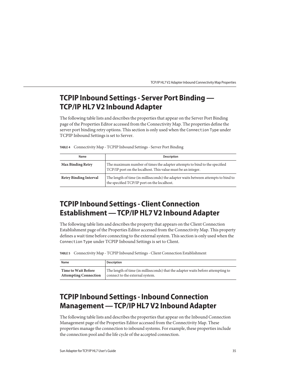 Sun Microsystems Sun Adapter IP HL 7 User Manual | Page 35 / 150