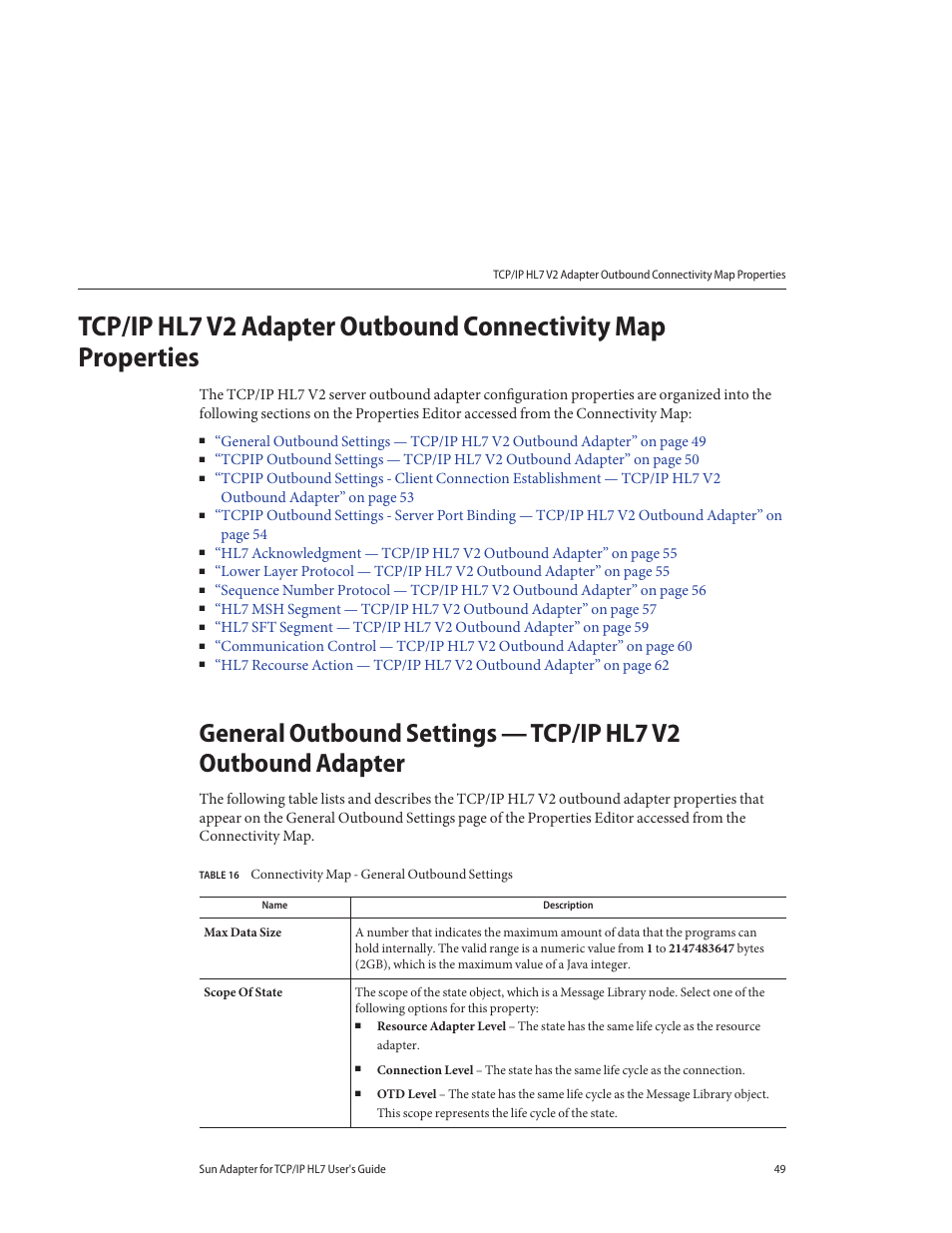 Sun Microsystems Sun Adapter IP HL 7 User Manual | Page 49 / 150