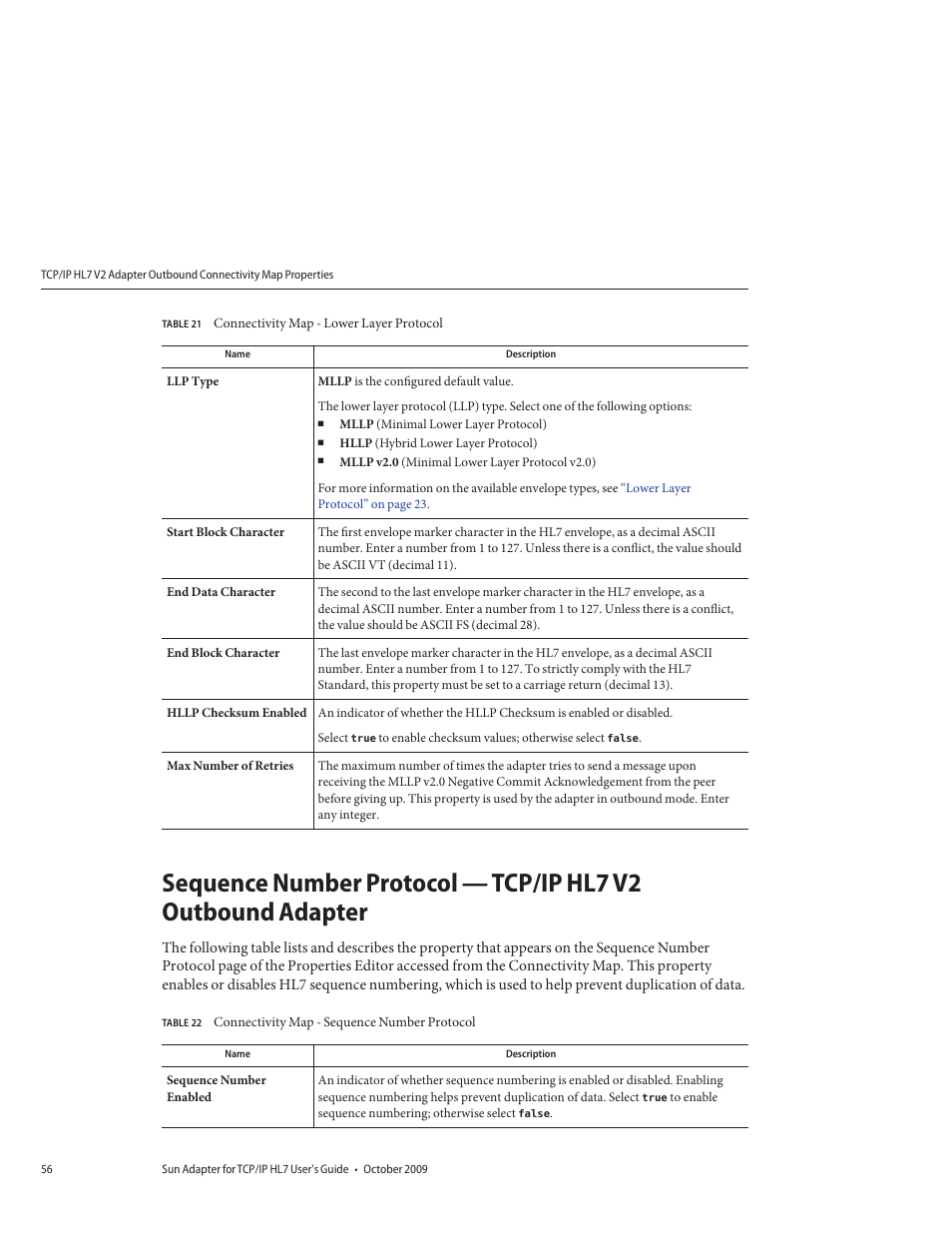 Sun Microsystems Sun Adapter IP HL 7 User Manual | Page 56 / 150