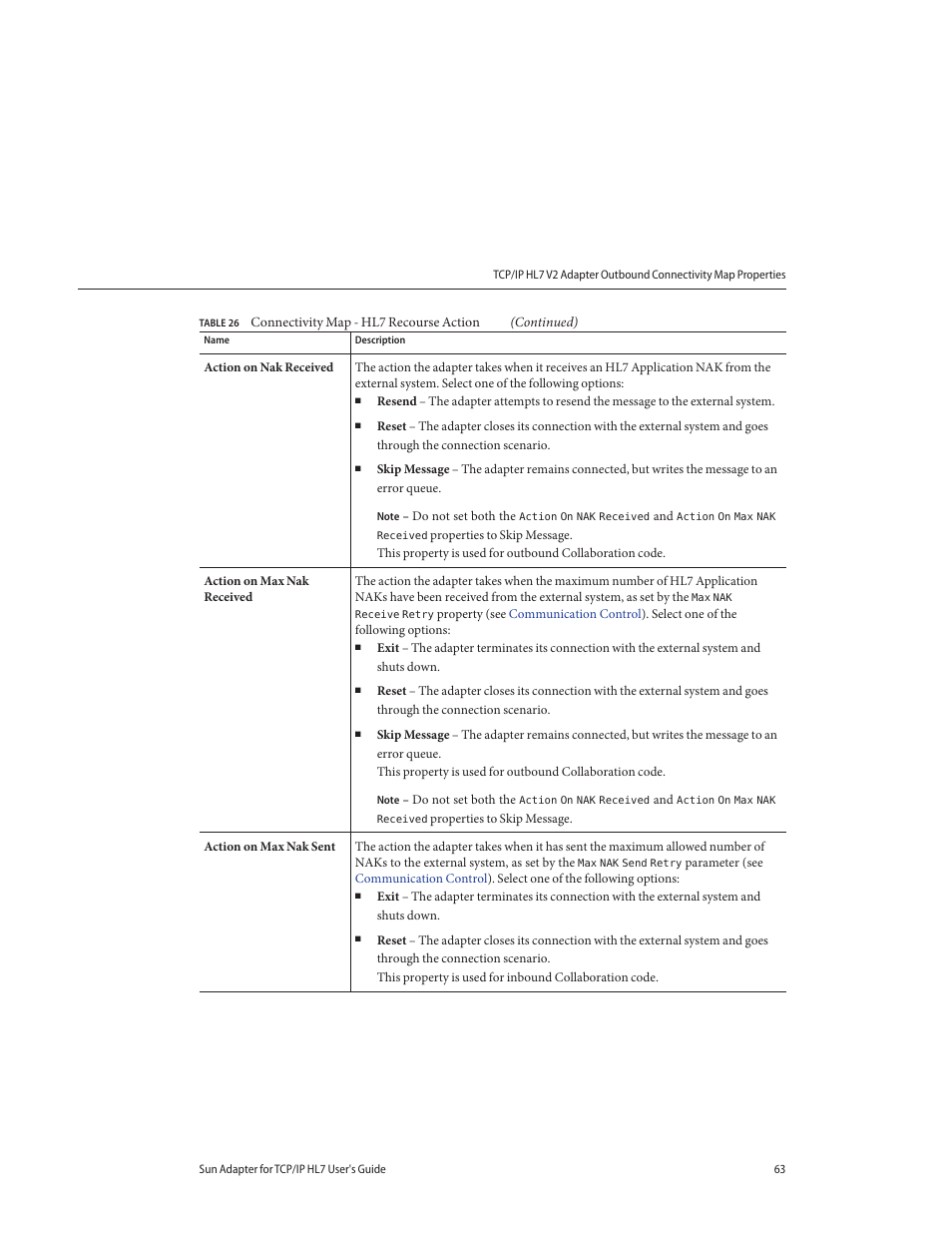 Sun Microsystems Sun Adapter IP HL 7 User Manual | Page 63 / 150