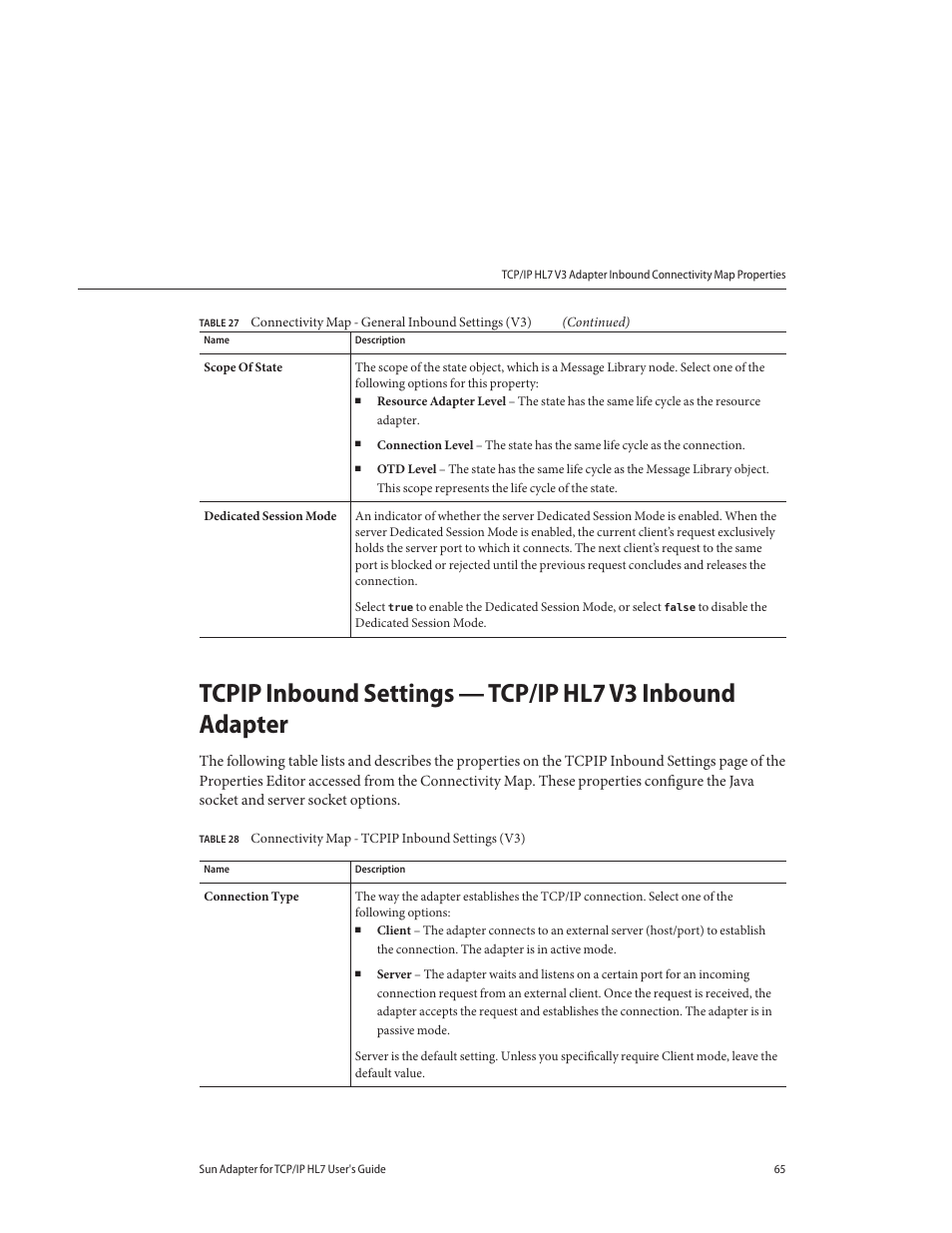 Sun Microsystems Sun Adapter IP HL 7 User Manual | Page 65 / 150