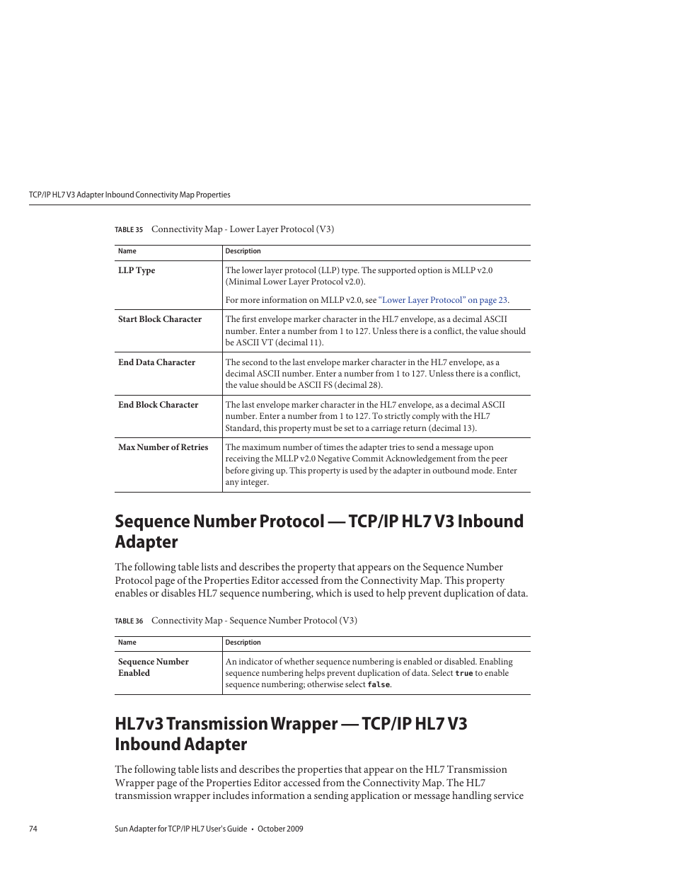 Sun Microsystems Sun Adapter IP HL 7 User Manual | Page 74 / 150