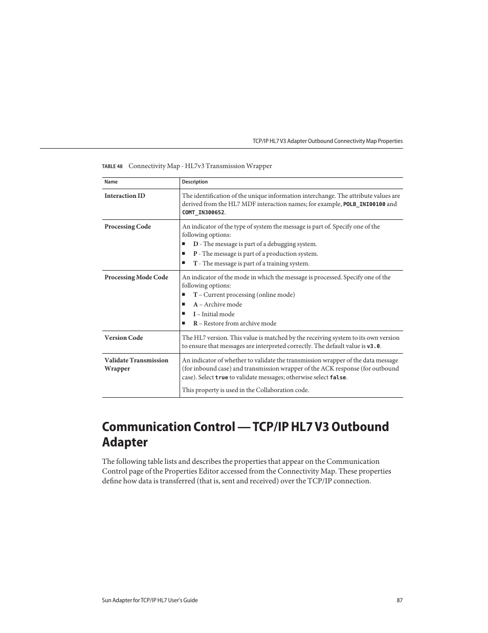 Sun Microsystems Sun Adapter IP HL 7 User Manual | Page 87 / 150