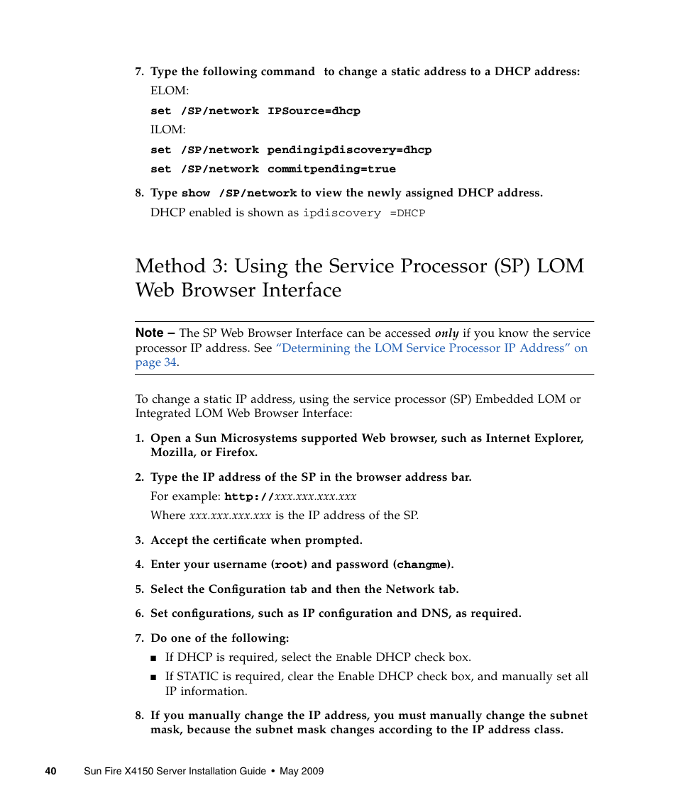 Sun Microsystems X4150 User Manual | Page 50 / 82