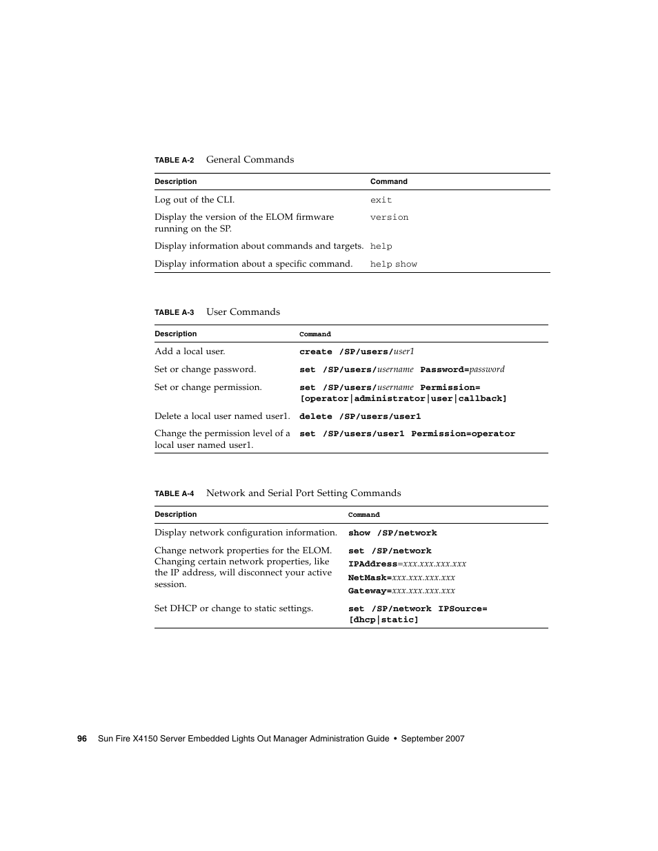 Sun Microsystems Sun Fire X4150 User Manual | Page 112 / 150