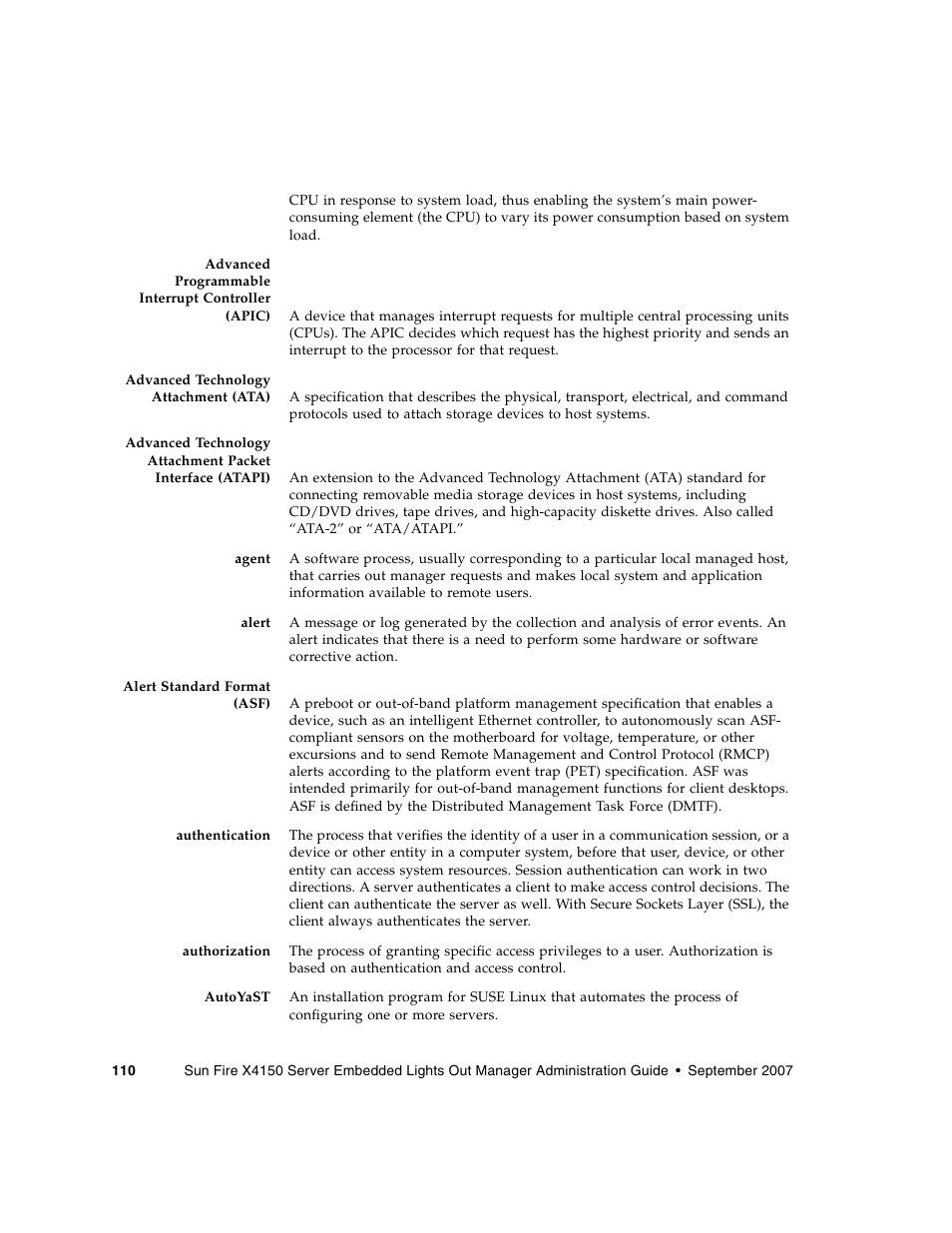 Sun Microsystems Sun Fire X4150 User Manual | Page 126 / 150