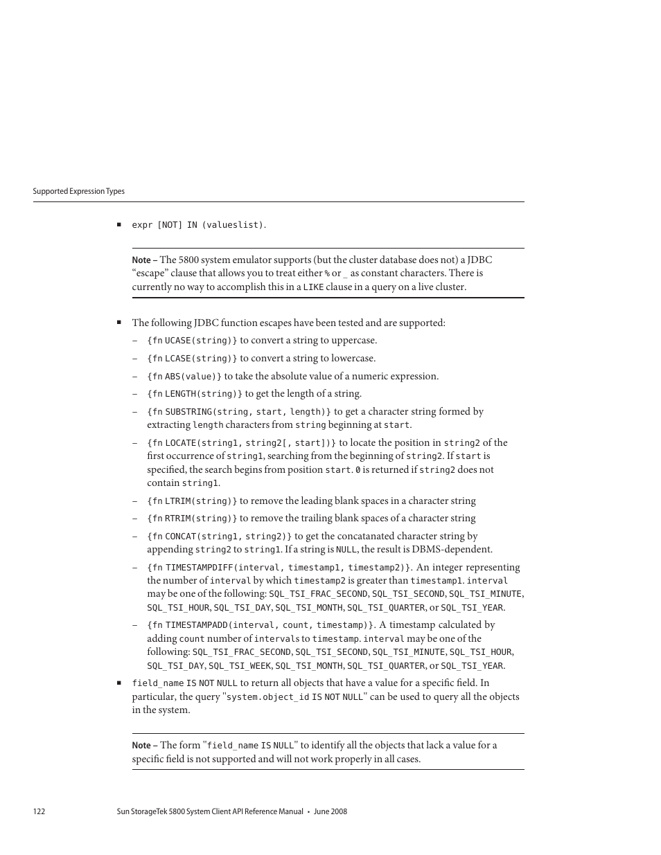 Sun Microsystems Sun StorageTek 5800 User Manual | Page 122 / 136