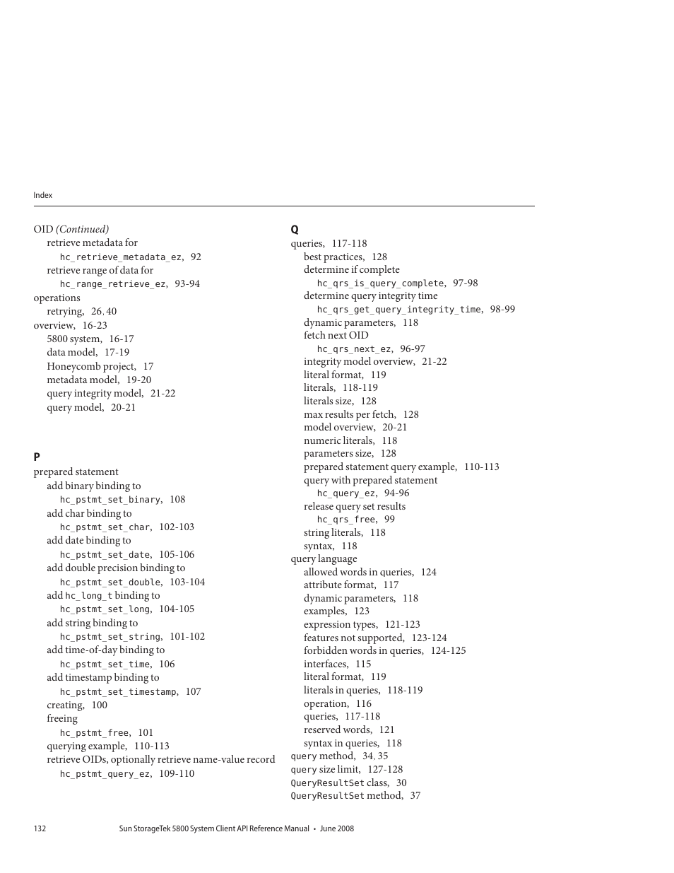 Sun Microsystems Sun StorageTek 5800 User Manual | Page 132 / 136