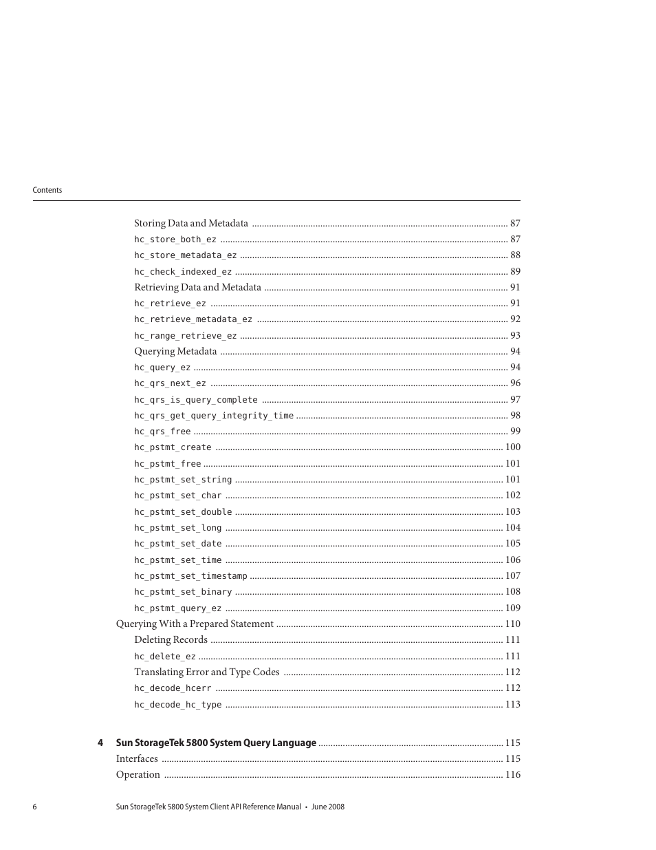 Sun Microsystems Sun StorageTek 5800 User Manual | Page 6 / 136