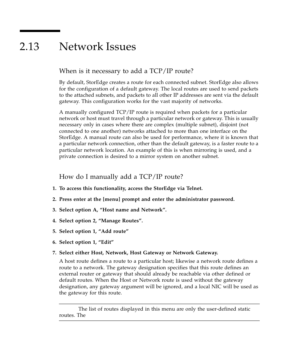 13 network issues, Network issues 66 | Sun Microsystems SUN STOREDGETM 5310 NAS User Manual | Page 112 / 382