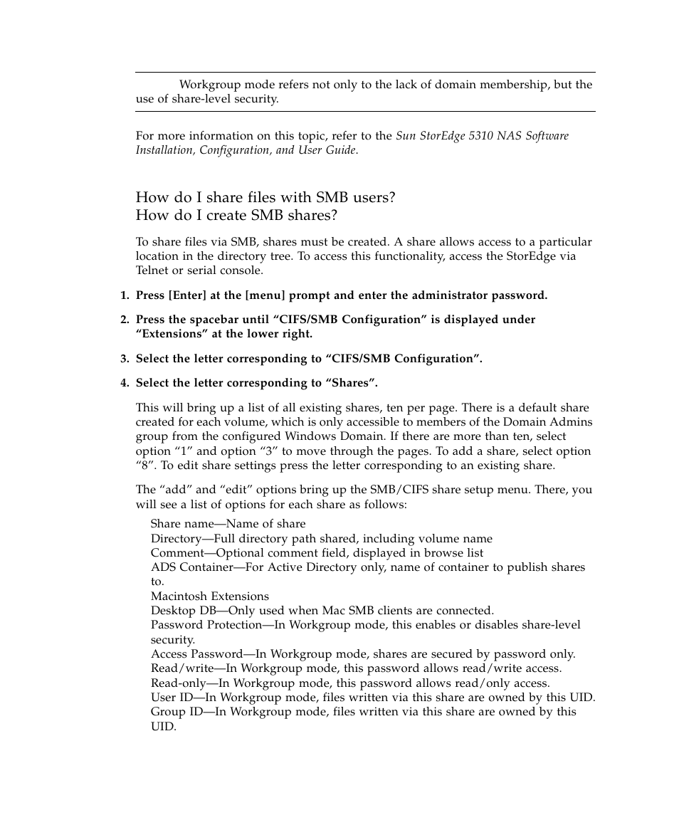 Sun Microsystems SUN STOREDGETM 5310 NAS User Manual | Page 140 / 382