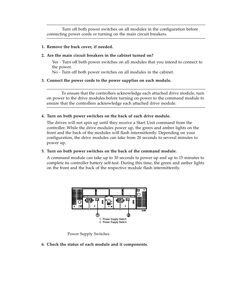Figure 3-11, Power sup | Sun Microsystems SUN STOREDGETM 5310 NAS User Manual | Page 210 / 382