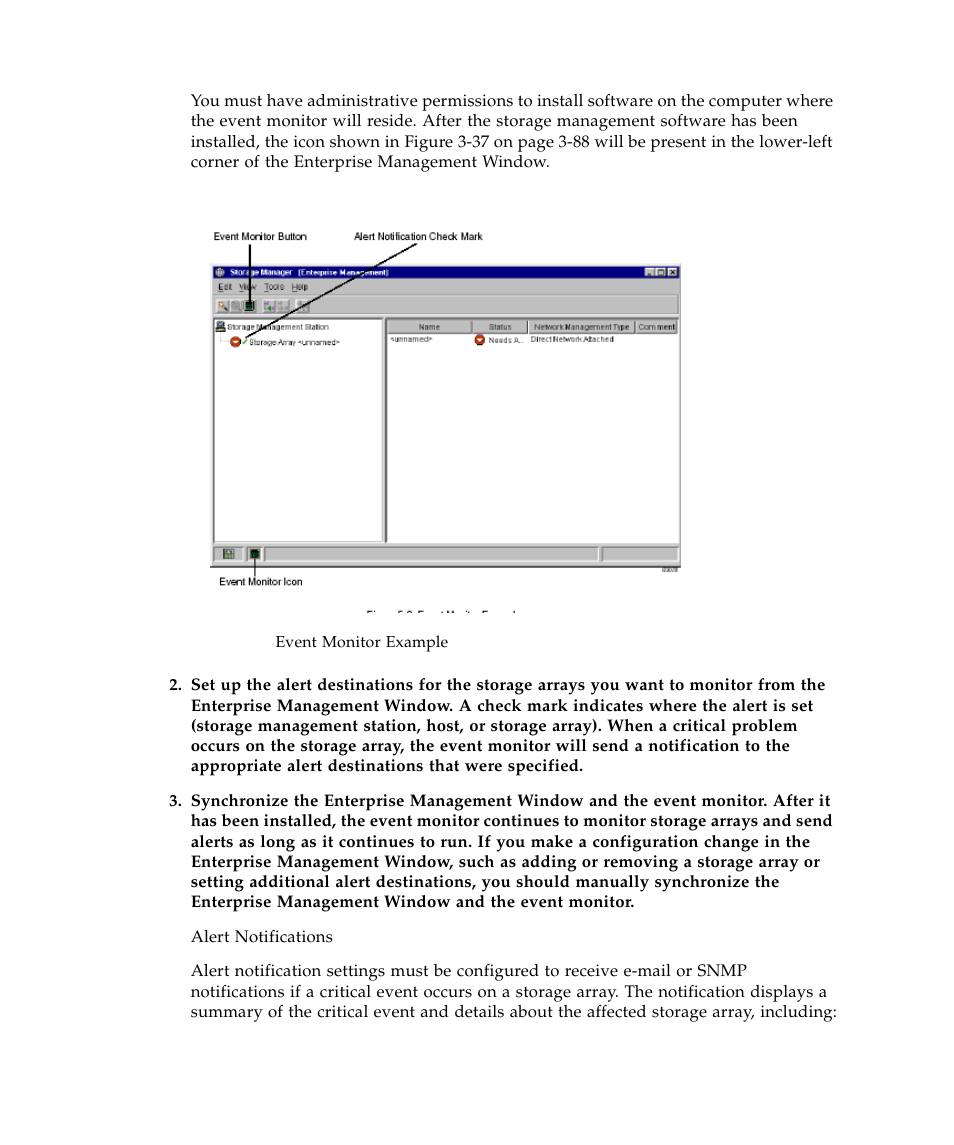 Figure 3-37, Event mo | Sun Microsystems SUN STOREDGETM 5310 NAS User Manual | Page 288 / 382