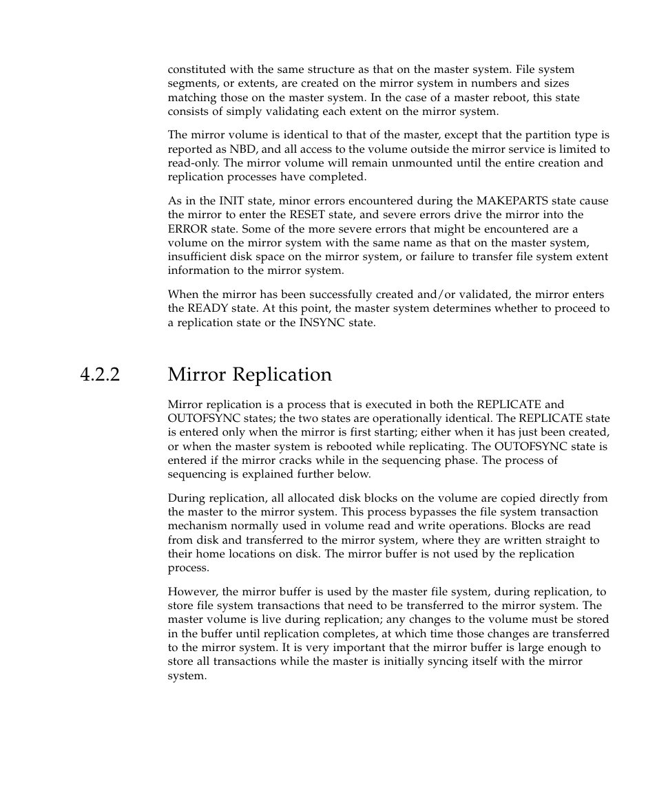 2 mirror replication, Mirror replication 11 | Sun Microsystems SUN STOREDGETM 5310 NAS User Manual | Page 311 / 382