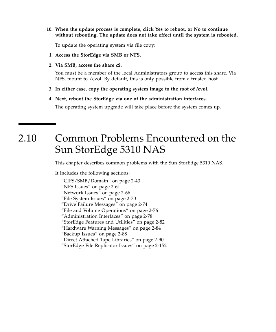 Sun Microsystems SUN STOREDGETM 5310 NAS User Manual | Page 88 / 382