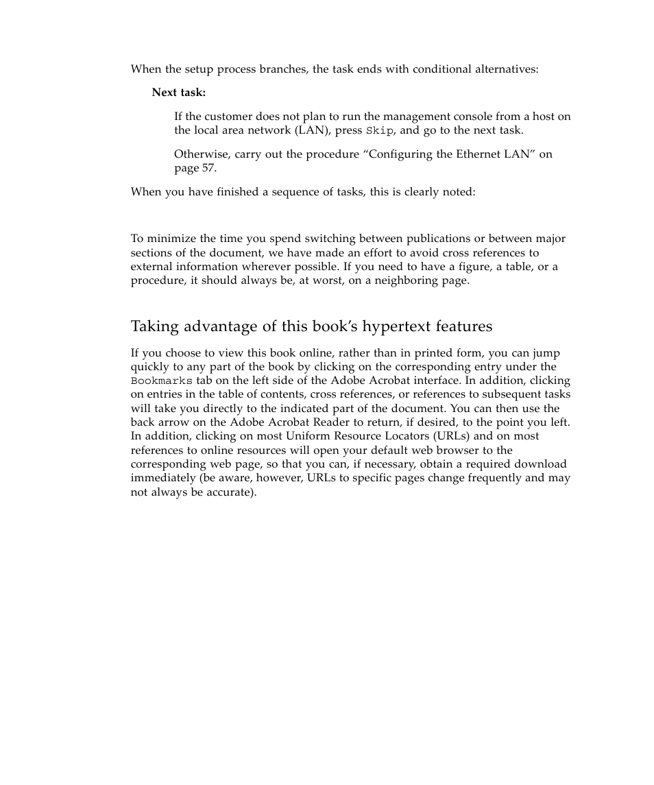 Taking advantage of this book’s hypertext features | Sun Microsystems Virtual Tape Library User Manual | Page 12 / 292