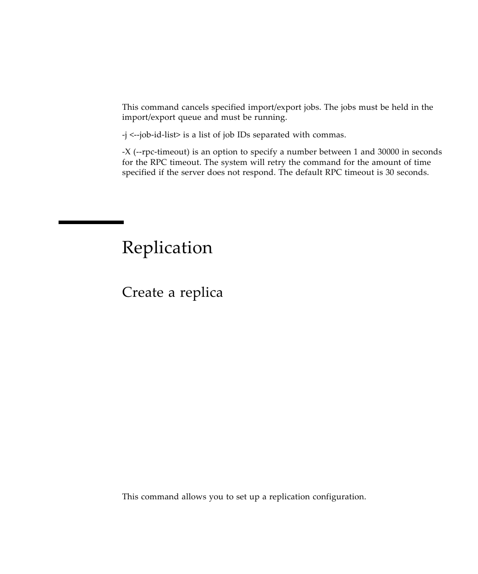 Replication, Create a replica | Sun Microsystems Virtual Tape Library User Manual | Page 215 / 292